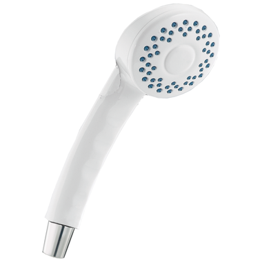 Click here to see Delta 59462-WH18-PK Delta  Touch-Clean 2in Two-Setting Round WaterSense Hand Shower with Dual Check Valves, ADA, 1.75 GPM, White - 59462-WH18-PK