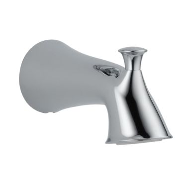 Click here to see Delta RP51303 Delta Lahara 6-3/4in Chrome Pull-Up Diverter Tub Spout, Wall-Mount Single-Hole Installation - RP51303