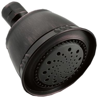 Click here to see Delta 75566RB Delta 5-Setting Traditional Shower Head, Touch-Clean, SpotShield Venetian Bronze - 75566RB