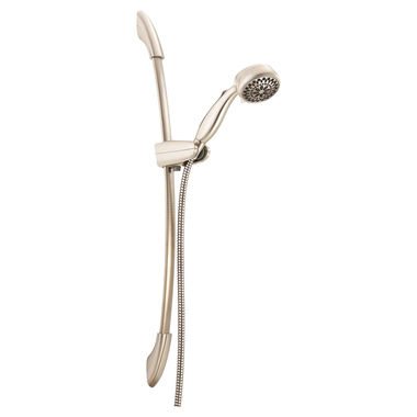 Click here to see Delta 75805CSN DELTA 75805CSN HANDHELD SHOWER WITH SLIDE BAR SATIN NICKEL