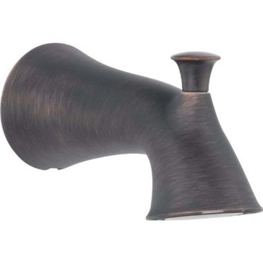 Click here to see Delta RP51303RB Delta Esato Pull-Up Diverter Tub Spout, Wall-Mount Single-Hole Installation, Venetian Bronze - RP51303RB