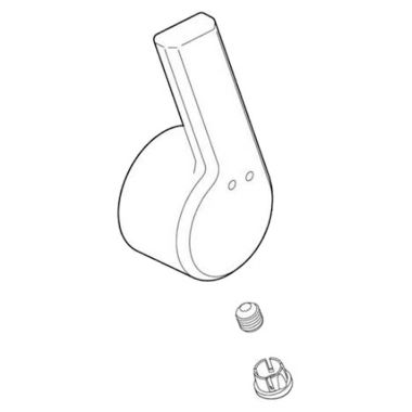 Click here to see Delta RP91905 Delta RP91905 Pivotal Metal Lever Handle Set for Vessel - Chrome