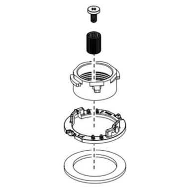 Click here to see Delta RP92257 Delta RP92257 Pivotal Above Deck Mounting Hardware - Chrome