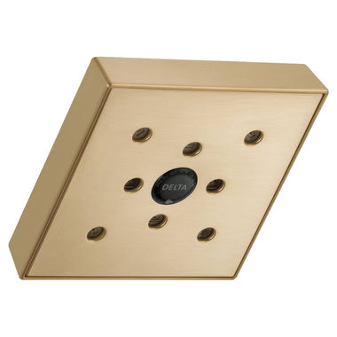 Click here to see Delta RP70171-CZ20 Delta Universal Showering 2.0 GPM H2Okinetic Single-Setting Raincan Showerhead for Ara, Dryden, Vero, Zura Collections, Champagne Bronze - RP70171-CZ20