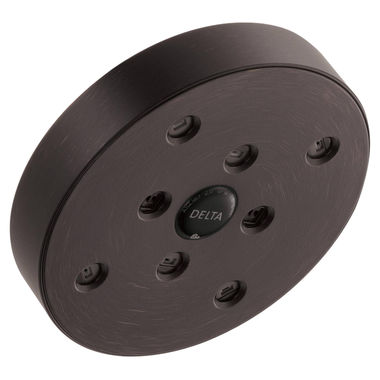 Click here to see Delta RP70175-RB20 Delta ARA Single Function Shower Head with H2Okinetic Technology, 2 GPM, 5-13/32in, Venetian Bronze - RP70175-RB20