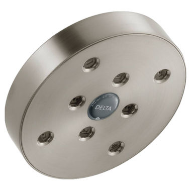 Click here to see Delta RP70175-SS20 Delta Universal Showering 2.0 GPM H2Okinetic Single-Setting Raincan Showerhead for use with Compel and Trinsic Tub and Shower Collections, Stainless - RP70175-SS20 