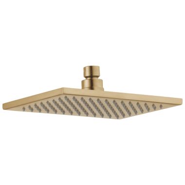 Click here to see Delta RP91363CZ Delta Vero Rectangular Raincan Showerhead, 1.75 GPM, Champagne Bronze, RP91363CZ