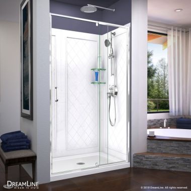 Click here to see Dreamline DL-6226C-01 DreamLine DL-6226C-01 Flex Clear Shower Door, 36