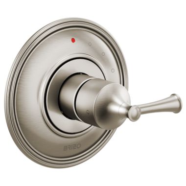 Click here to see Brizo T60P005-BN Brizo Baliza Pressure Balance Single-Handle Valve Trim, Lever Handle, Brushed Nickel - T60P005-BN