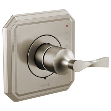Click here to see Brizo T60P030-BN Brizo Virage Pressure Balance Single-Handle Valve Trim, Lever Handle, Brushed Nickel - T60P030-BN