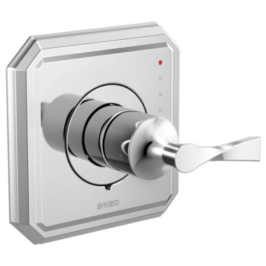 Click here to see Brizo T60P030-PC Brizo Virage Pressure Balance Single-Handle Valve Trim, Lever Handle, Polished Chrome - T60P030-PC
