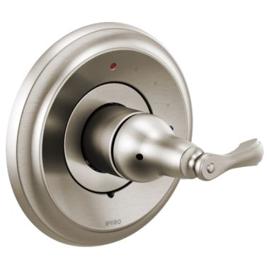 Click here to see Brizo T60P085-BN Brizo Charlotte Pressure Balance Single-Handle Valve Trim, Lever Handle, Brushed Nickel - T60P085-BN