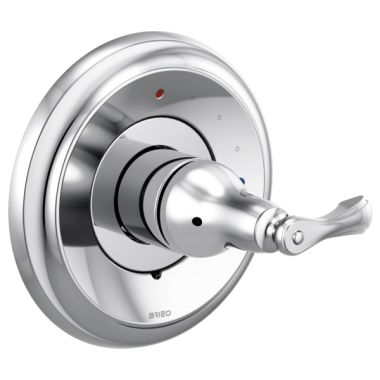 Click here to see Brizo T60P085-PC Brizo Charlotte Pressure Balance Single-Handle Valve Trim, Lever Handle, Polished Chrome - T60P085-PC
