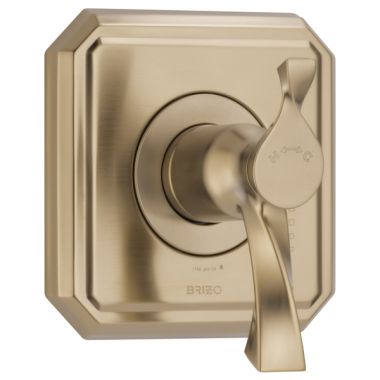 Click here to see Brizo T60030-GL Brizo Virage TempAssure Thermostatic Two-Handle Valve Trim, Lever Handles, Luxe Gold - T60030-GL