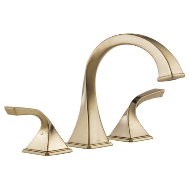 Click here to see Brizo T67330-GL Brizo Virage Two-Handle Deck-Mount Roman Tub Faucet Trim, 3-Hole, Lever Handles, ADA, Brilliance Luxe Gold - T67330-GL