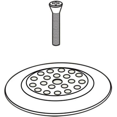 Click here to see Delta RP7430PN Delta RP7430PN Delta Dome Strainer with Screw (Brilliance Polished Nickel)