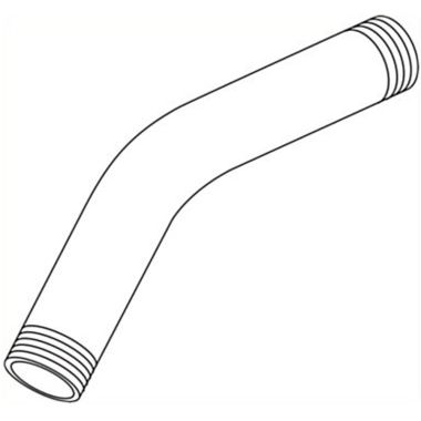 Click here to see Delta RP40593NN Delta RP40593NN Wall Mounted Shower Arm, Brilliance Pearl Nickel