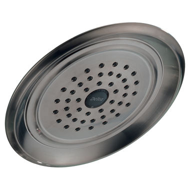 Click here to see Delta RP48686SS Delta Universal Showering 1.75 GPM Raincan Single-Spray Setting Showerhead, WaterSense, Touch-Clean, Full Body, Stainless - RP48686SS