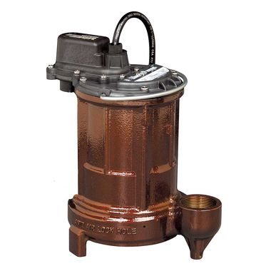 Click here to see Liberty 250 Liberty Pumps 1/3 HP Submersible Sump/Effluent Pump, 115 Volts, Manual Switch, Cast Iron, 10' Cord Length - 250