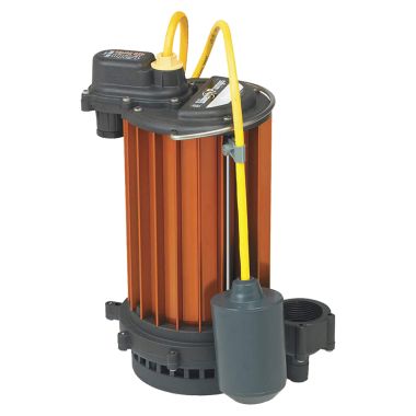 Click here to see Liberty HT453-2 Liberty Pumps High Temperature Submersible Sump Pump, 1/2 HP, 115 Volts, 1 Phase, Piggyback Float Switch, 25' Cord Length - HT453-2