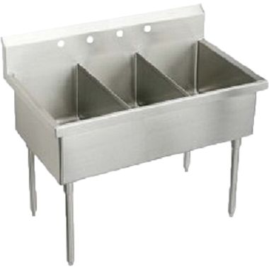 Click here to see Elkay WNSF83604 Elkay WNSF83604 Triple Bowl Stainless Steel Scullery Sink