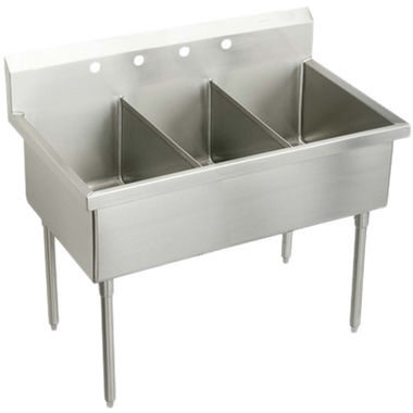 Click here to see Elkay WNSF83603 Elkay WNSF83603 Triple Bowl Stainless Steel Scullery Sink