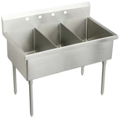 Click here to see Elkay WNSF83602 Elkay WNSF83602 Triple Bowl Stainless Steel Scullery Sink