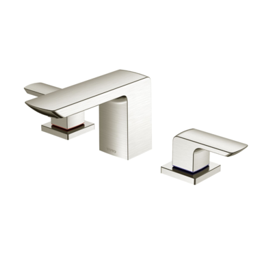 Click here to see Toto TLG02201U#BN Toto GR Two-Handle Widespread Bathroom Faucet w/ Metal Pop-Up, 1.2 GPM, Lever Handles, Brushed Nickel - TLG02201U#BN 