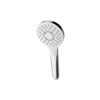 Click here to see Toto TBW01009U4#CP TOTO 4in Round Single-Spray Hand Shower with Rubber Nozzles, Comfort Wave Technology, 1.75 GPM, Polished Chrome - TBW01009U4#CP