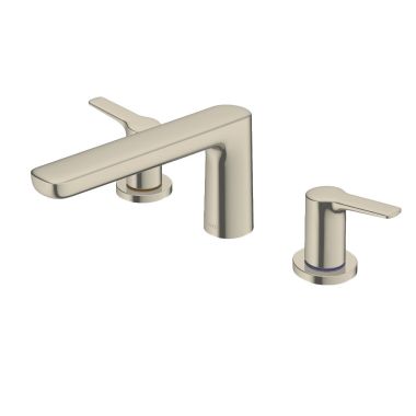 Click here to see Toto TBG03201U#PN TOTO GS Two-Handle Roman Tub Faucet Trim, Angular Spout, Lever Handles, Polished Nickel - TBG03201U#PN