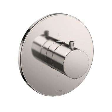 Click here to see Toto TBV01102U#BN TOTO 3-Way Diverter Valve Trim w/ Off, Round, Brushed Nickel - TBV01102U#BN