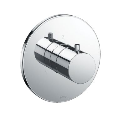 Click here to see Toto TBV01104U#CP TOTO 3-Way Diverter Valve Trim, Round, Polished Chrome - TBV01104U#CP