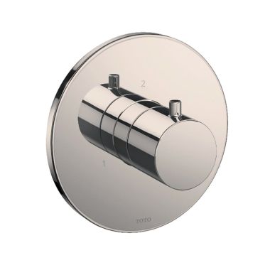 Click here to see Toto TBV01104U#PN TOTO 3-Way Diverter Valve Trim, Round, Polished Nickel - TBV01104U#PN