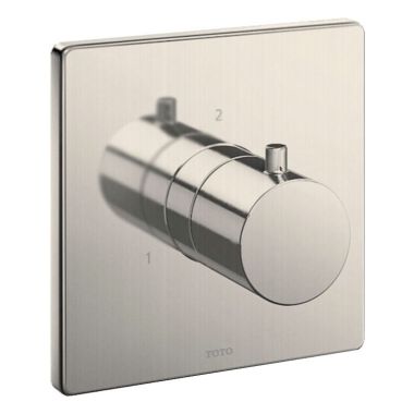 Click here to see Toto TBV02103U#BN TOTO 2-Way Diverter Valve Trim, Square, Brushed Nickel - TBV02103U#BN