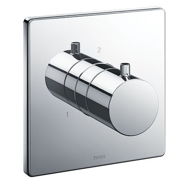 Click here to see Toto TBV02103U#CP TOTO 2-Way Diverter Valve Trim, Square, Polished Chrome - TBV02103U#CP