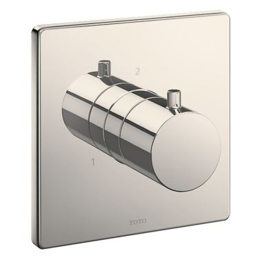Click here to see Toto TBV02104U#PN TOTO 3-Way Diverter Valve Trim, Square, Polished Nickel - TBV02104U#PN