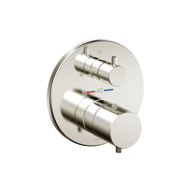 Click here to see Toto TBV01407U#BN TOTO Thermostatic Mixing Valve Trim w/ Volume Control, Round, Brushed Nickel - TBV01407U#BN