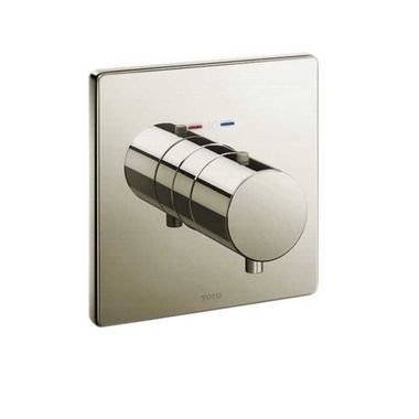 Click here to see Toto TBV02401U#BN TOTO Thermostatic Mixing Valve Trim, Square, Brushed Nickel - TBV02401U#BN