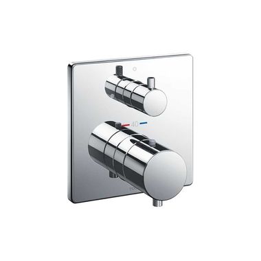 Click here to see Toto TBV02403U#CP TOTO Thermostatic Mixing Valve Trim w/ Volume Control, Square, Polished Chrome - TBV02403U#CP