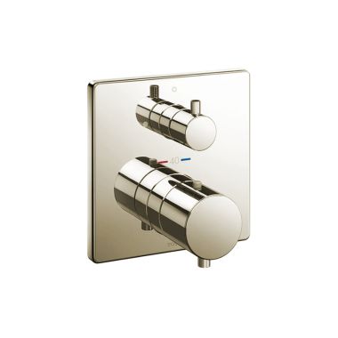 Click here to see Toto TBV02403U#PN TOTO Thermostatic Mixing Valve Trim w/ Volume Control, Square, Polished Nickel - TBV02403U#PN