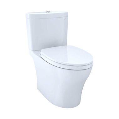 Click here to see Toto MS446124CEMFG#01 Toto MS446124CEMFG#01 Aquia IV Close Coupled Toilet - Cotton White, 1.28 GPF/0.8 GPF