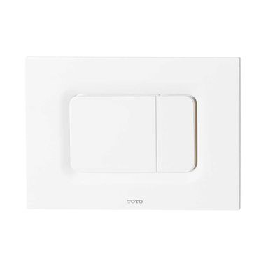 Click here to see Toto YT920#WH TOTO Square Dual Button Push Plate for RP In-Wall Tank - Matte White (YT920#WH)