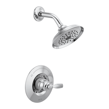 Click here to see Delta T14232 Delta Woodhurst Monitor 14 Series Single-Setting Rain Shower Faucet, Touch-Clean, 1.75 GPM, Lever Handle, Chrome - T14232