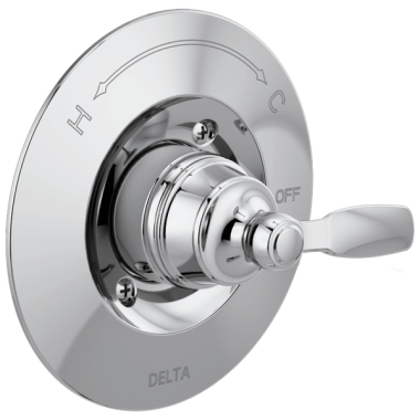 Click here to see Delta T14032 Delta Woodhurst Monitor 14 Series Valve Trim, Lever Handle, Polished Chrome - T14032