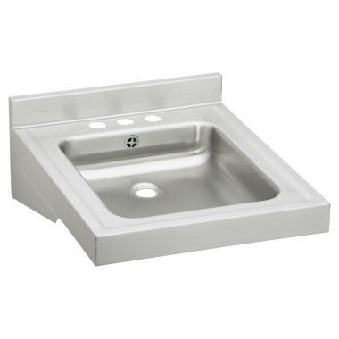Click here to see Elkay WCLWO1923OSD3 Elkay WCLWO1923OSD3 Wheelchair Lavatory Stainless Steel Single Bowl Sink Package