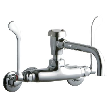 Click here to see Elkay LK945VS07T6T Elkay LK945VS07T6T Wall Mount Commercial Faucet With Vented Spout