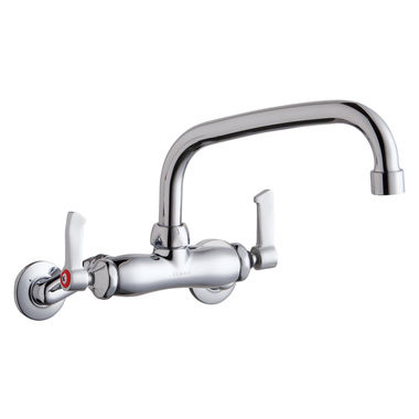 Click here to see Elkay LK945TS08L2T Elkay LK945TS08L2T  Commercial Wall-Mounted Faucet