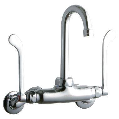 Click here to see Elkay LK945GN04T6T Elkay LK945GN04T6T  Commercial Wall-Mounted Faucet