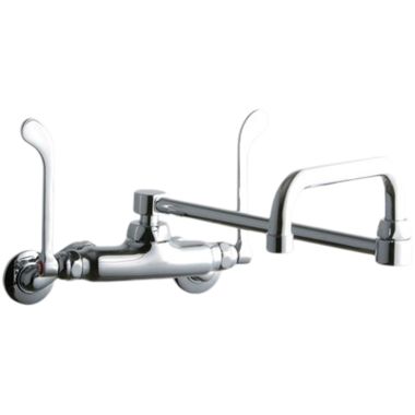 Click here to see Elkay LK945DS20T6T Elkay LK945DS20T6T  Commercial Wall-Mounted Faucet