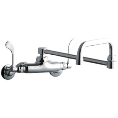 Click here to see Elkay LK945DS20T4T Elkay LK945DS20T4T  Commercial Wall-Mounted Faucet